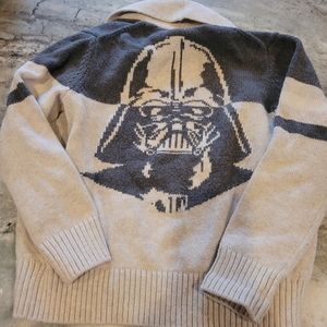 Gap Kids Star Wars Darth Vader Button Down Cardigan
